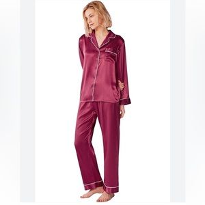 Flora Nikrooz pajama set burgundy XS